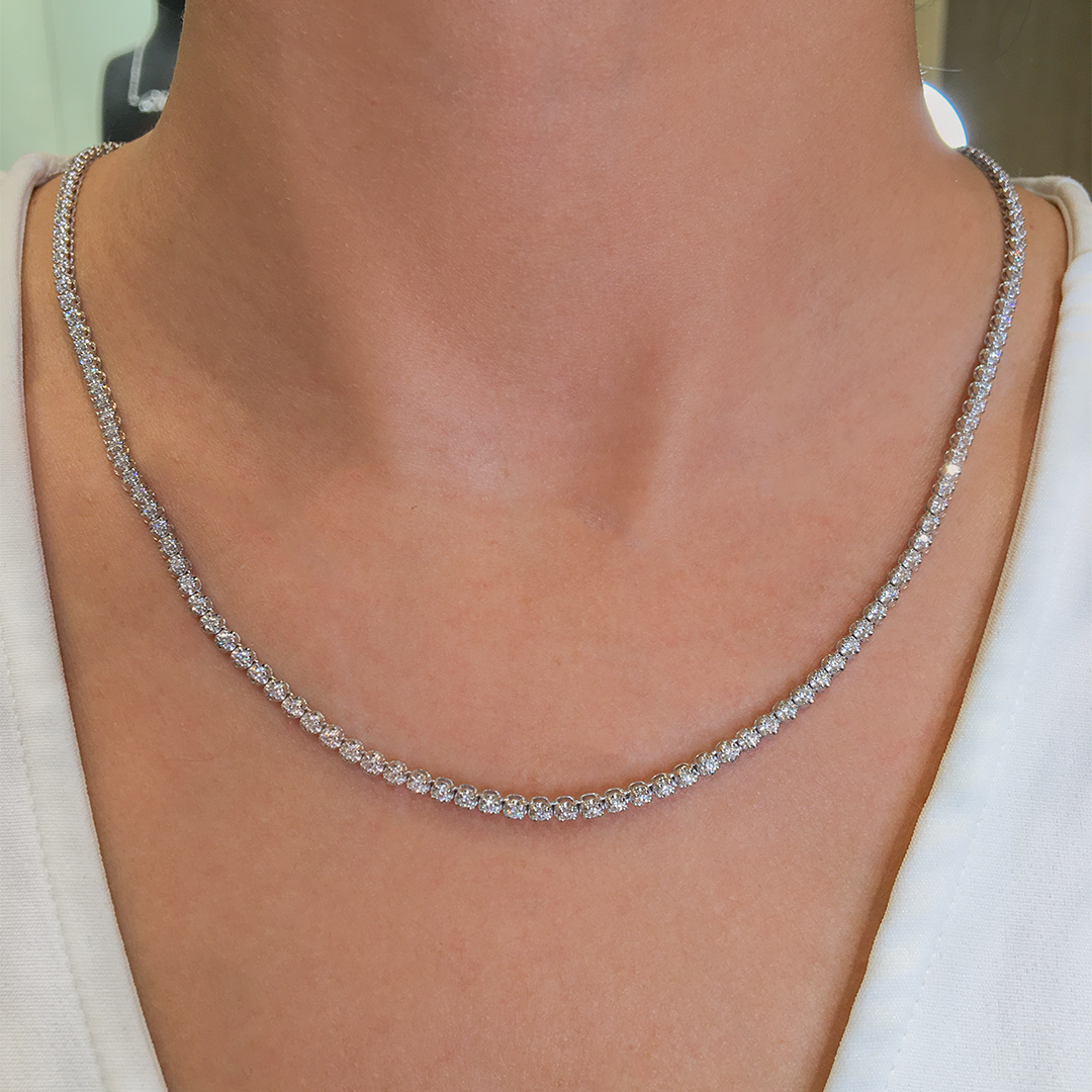 16 carat Tennis Diamond Necklace – Ascot Diamonds