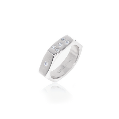 The Spencer Diamond Distance Ring - Armans Fine Jewellery