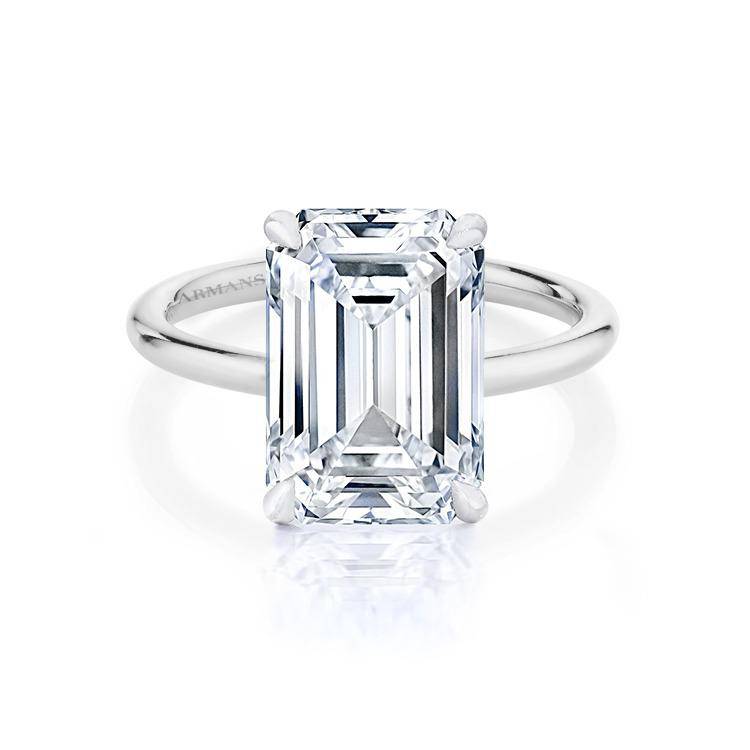 Tiffany Emerald Engagement Ring | Armans Fine Jewellery