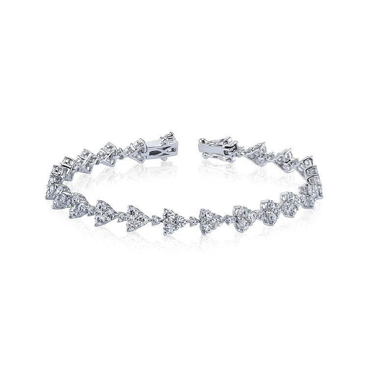 Trio Cluster Diamond Bracelet - APPROVAL - Armans Fine Jewellery