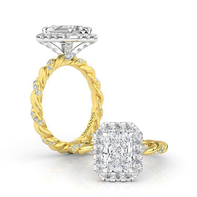 Twist of Fate Radiant Engagement Ring - Armans Fine Jewellery