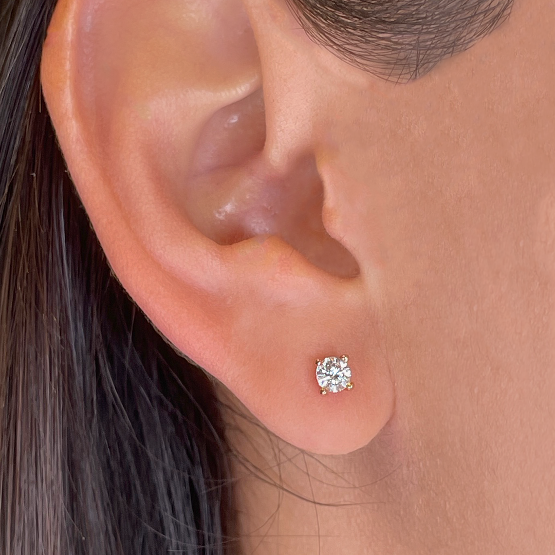 Round Diamond Studs Armans Fine Jewellery