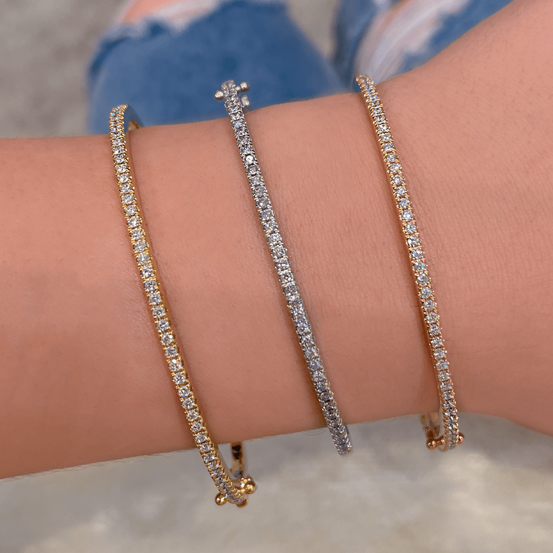 Elsa Diamond Bangle - Armans Fine Jewellery