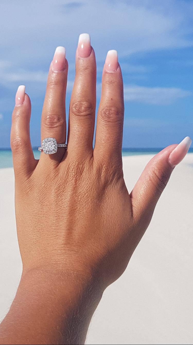 Valeria Cushion Engagement Ring - Armans Fine Jewellery