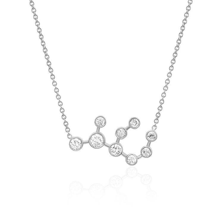 Virgo Diamond Constellation Necklace - Armans Fine Jewellery