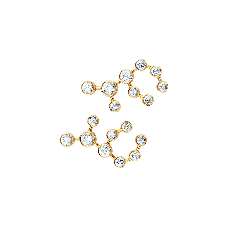 Virgo Diamond Constellation Studs - Armans Fine Jewellery