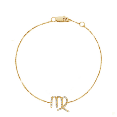 Virgo Diamond Zodiac Bracelet - Armans Fine Jewellery