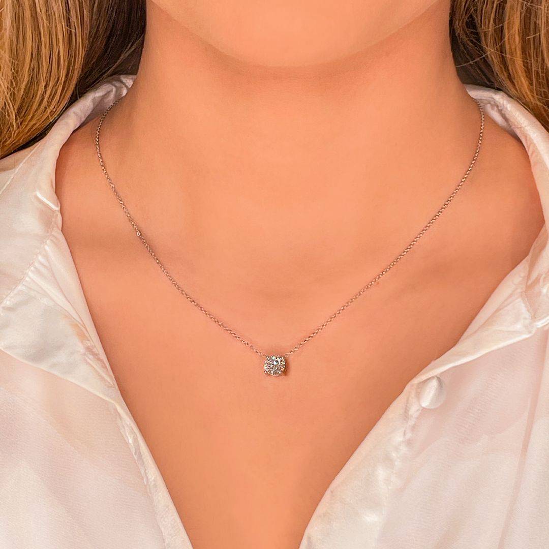 Solitaire Diamond Pendant - Armans Fine Jewellery