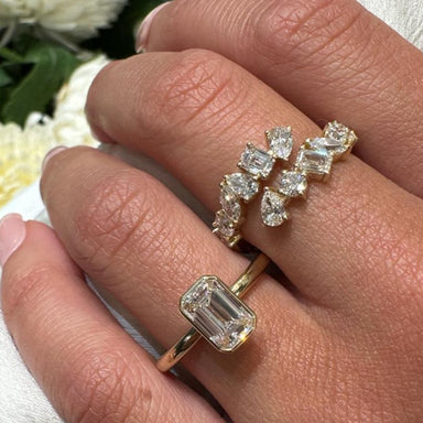 Mixed Diamond Wrap Ring - Armans Fine Jewellery