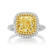 Cushion Yellow Engagement Ring - Armans Fine Jewellery