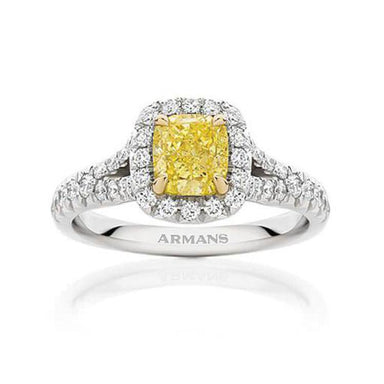Yellow Glow Engagement Ring - Armans Fine Jewellery