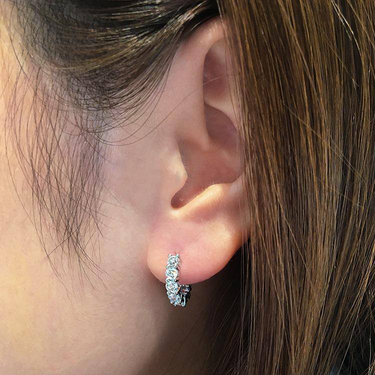 Kendall Diamond Huggies - Armans Fine Jewellery