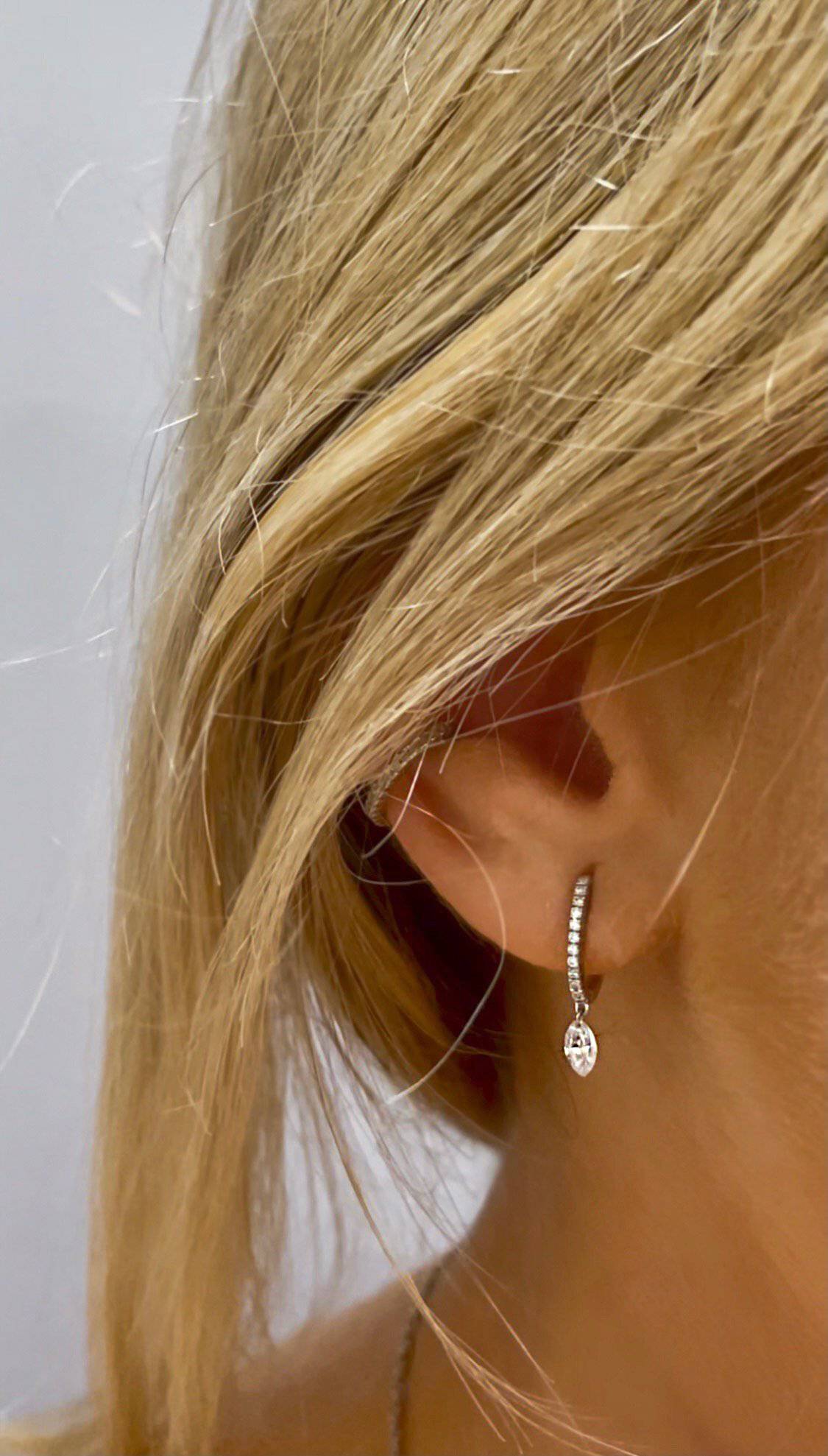 Cristina Diamond Huggies - Armans Fine Jewellery