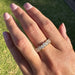 Petite Pear Half Diamond Band - Armans Fine Jewellery