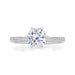 Round Allure Engagement Ring with Diamond Band - Armans Fine Jewellery