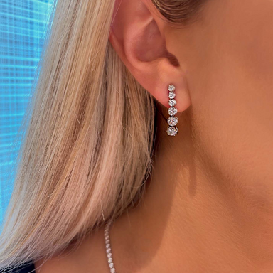 Willow Drop Earrings - Armans Fine Jewellery